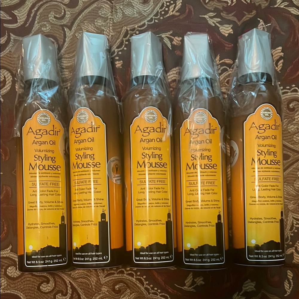 Agadir Argan Oil Volumizing Styling Mousse